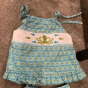 Anavini size 4T smocked pants set